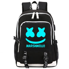 Lade das Bild in den Galerie-Viewer, Leuchtende Laptoptasche USB-Laderucksack