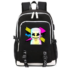 Lade das Bild in den Galerie-Viewer, Leuchtende Laptoptasche USB-Laderucksack