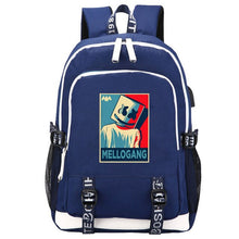 Lade das Bild in den Galerie-Viewer, Leuchtende Laptoptasche USB-Laderucksack
