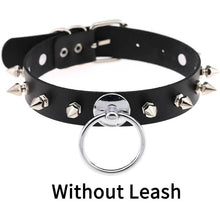 Lade das Bild in den Galerie-Viewer, Sexy Leder Punk Kragen
