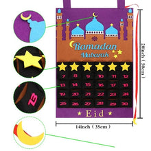 Lade das Bild in den Galerie-Viewer, 2021 Eid Mubarak 30-Tage-Countdown-Kalender