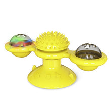 Lade das Bild in den Galerie-Viewer, LED sphärisches Zahnreinigungsspielzeug mit Katzenminze
