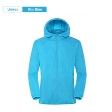 Lade das Bild in den Galerie-Viewer, Wasserdichter schnell trocknender Unisex-Wanderschutz und winddichte Outdoor-Sportjacke