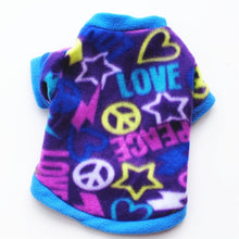 Lade das Bild in den Galerie-Viewer, Warme Polar Fleece niedlich bedruckte Haustierjacke