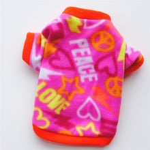 Lade das Bild in den Galerie-Viewer, Warme Polar Fleece niedlich bedruckte Haustierjacke