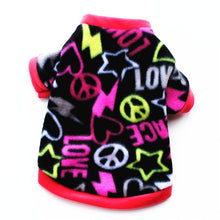 Lade das Bild in den Galerie-Viewer, Warme Polar Fleece niedlich bedruckte Haustierjacke