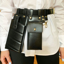 Lade das Bild in den Galerie-Viewer, Lässige Luxus-Damengürteltasche aus Leder