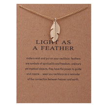 Lade das Bild in den Galerie-Viewer, Neue trendige Legierung niedlich elegante Sonne Liebe Stern Blätter Klee Einhorn Glück Anhänger Halsketten für Frauen Modeaccessoires Schmuck