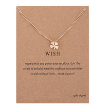 Lade das Bild in den Galerie-Viewer, Neue trendige Legierung niedlich elegante Sonne Liebe Stern Blätter Klee Einhorn Glück Anhänger Halsketten für Frauen Modeaccessoires Schmuck
