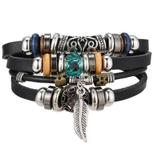 Lade das Bild in den Galerie-Viewer, IFMIA Herrenmode Black Hollow Bead Armband