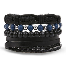 Lade das Bild in den Galerie-Viewer, IFMIA Herrenmode Black Hollow Bead Armband