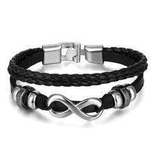 Lade das Bild in den Galerie-Viewer, IFMIA Herrenmode Black Hollow Bead Armband