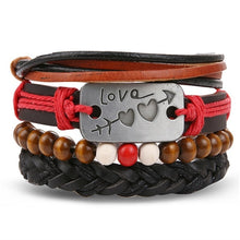 Lade das Bild in den Galerie-Viewer, IFMIA Herrenmode Black Hollow Bead Armband