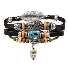 Lade das Bild in den Galerie-Viewer, IFMIA Herrenmode Black Hollow Bead Armband