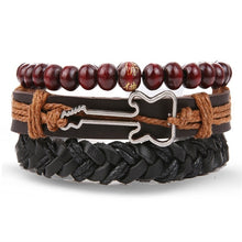 Lade das Bild in den Galerie-Viewer, IFMIA Herrenmode Black Hollow Bead Armband