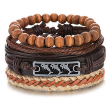 Lade das Bild in den Galerie-Viewer, IFMIA Herrenmode Black Hollow Bead Armband