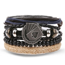 Lade das Bild in den Galerie-Viewer, IFMIA Herrenmode Black Hollow Bead Armband