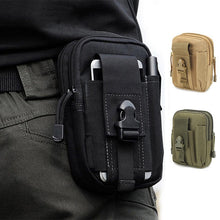 Lade das Bild in den Galerie-Viewer, Herren Militär Reißverschluss wasserdichte Hand 5,7 Zoll Handy Gürtel Tasche