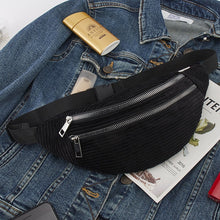 Lade das Bild in den Galerie-Viewer, Damen Cord Gürteltasche Damen neuen Stil