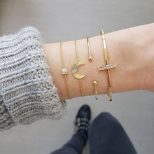 Lade das Bild in den Galerie-Viewer, Gemischtes mehrgrafisches mehrschichtiges Kettenarmband im böhmischen Stil