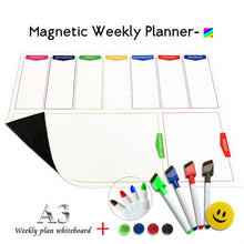 Lade das Bild in den Galerie-Viewer, Wochen- und Monatsplan Whiteboard Magnet Kühlschrank Magnet