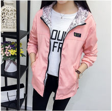Lade das Bild in den Galerie-Viewer, Frühlings- und Herbstmode Aviator Hooded Women Jacket