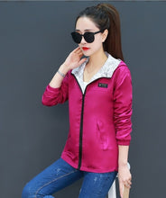 Lade das Bild in den Galerie-Viewer, Frühlings- und Herbstmode Aviator Hooded Women Jacket