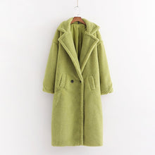 Lade das Bild in den Galerie-Viewer, Herbst und Winter Damen beige Mode dicke warme Kaschmirjacke