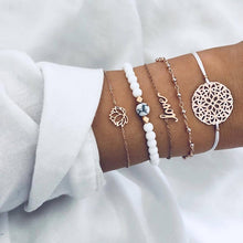 Lade das Bild in den Galerie-Viewer, Multi-Stile Bohemian Armband Set