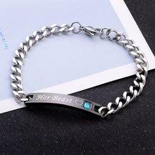 Lade das Bild in den Galerie-Viewer, Frauen Kristall Herz Charm Armband