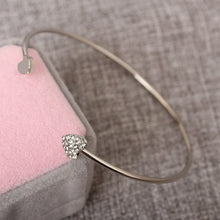 Lade das Bild in den Galerie-Viewer, Frauen Kristall Herz Charm Armband