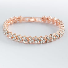 Lade das Bild in den Galerie-Viewer, Frauen Kristall Herz Charm Armband