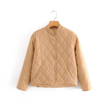 Lade das Bild in den Galerie-Viewer, Tangada Herbst Damen Pure Color Oversized Thin Parka Coat