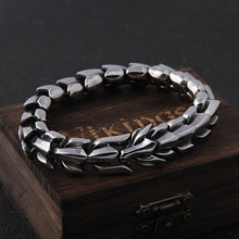 Lade das Bild in den Galerie-Viewer, Viking Ouroboros Vintage Punk Armband