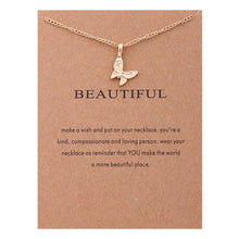 Lade das Bild in den Galerie-Viewer, Neue trendige Legierung niedlich elegante Sonne Liebe Stern Blätter Klee Einhorn Glück Anhänger Halsketten für Frauen Modeaccessoires Schmuck