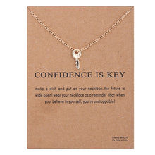 Lade das Bild in den Galerie-Viewer, Neue trendige Legierung niedlich elegante Sonne Liebe Stern Blätter Klee Einhorn Glück Anhänger Halsketten für Frauen Modeaccessoires Schmuck