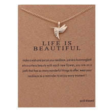 Lade das Bild in den Galerie-Viewer, Neue trendige Legierung niedlich elegante Sonne Liebe Stern Blätter Klee Einhorn Glück Anhänger Halsketten für Frauen Modeaccessoires Schmuck