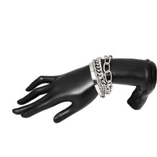 Lade das Bild in den Galerie-Viewer, PuRui 4-teiliges Punk Containment Cuban Chain Bracelet Set