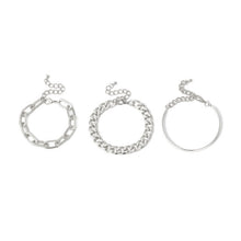 Lade das Bild in den Galerie-Viewer, PuRui 4-teiliges Punk Containment Cuban Chain Bracelet Set