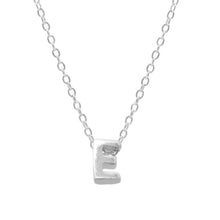 Lade das Bild in den Galerie-Viewer, CANNER 925 Sterling Silber 26 Buchstaben runde Halskette Minimalistische weibliche Halskette
