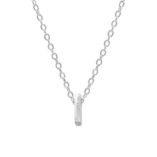 Lade das Bild in den Galerie-Viewer, CANNER 925 Sterling Silber 26 Buchstaben runde Halskette Minimalistische weibliche Halskette
