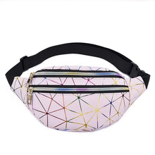 Lade das Bild in den Galerie-Viewer, AIREEBAY Damen Laser Geometric Waist Bag Multicolor erhältlich
