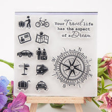 Lade das Bild in den Galerie-Viewer, Perpetual Calendar Pattern DIY Silikonstempel für Scrapbook Weihnachtskarte