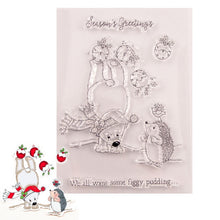 Lade das Bild in den Galerie-Viewer, Perpetual Calendar Pattern DIY Silikonstempel für Scrapbook Weihnachtskarte