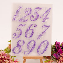 Lade das Bild in den Galerie-Viewer, Perpetual Calendar Pattern DIY Silikonstempel für Scrapbook Weihnachtskarte