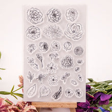 Lade das Bild in den Galerie-Viewer, Perpetual Calendar Pattern DIY Silikonstempel für Scrapbook Weihnachtskarte