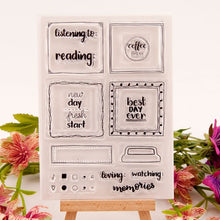 Lade das Bild in den Galerie-Viewer, Perpetual Calendar Pattern DIY Silikonstempel für Scrapbook Weihnachtskarte