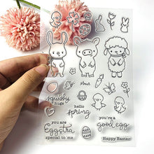 Lade das Bild in den Galerie-Viewer, Perpetual Calendar Pattern DIY Silikonstempel für Scrapbook Weihnachtskarte