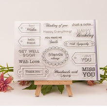 Lade das Bild in den Galerie-Viewer, Perpetual Calendar Pattern DIY Silikonstempel für Scrapbook Weihnachtskarte