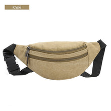 Lade das Bild in den Galerie-Viewer, AIREEBAY Casual Function Damen Canvas Gürteltasche Handytasche